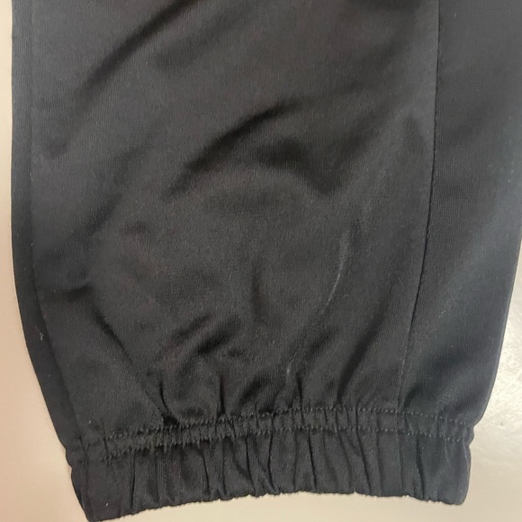 Adidas Kids Youth Boy’s Blue Stripes Yellow Logo Track Pants - Picture 5 of 6